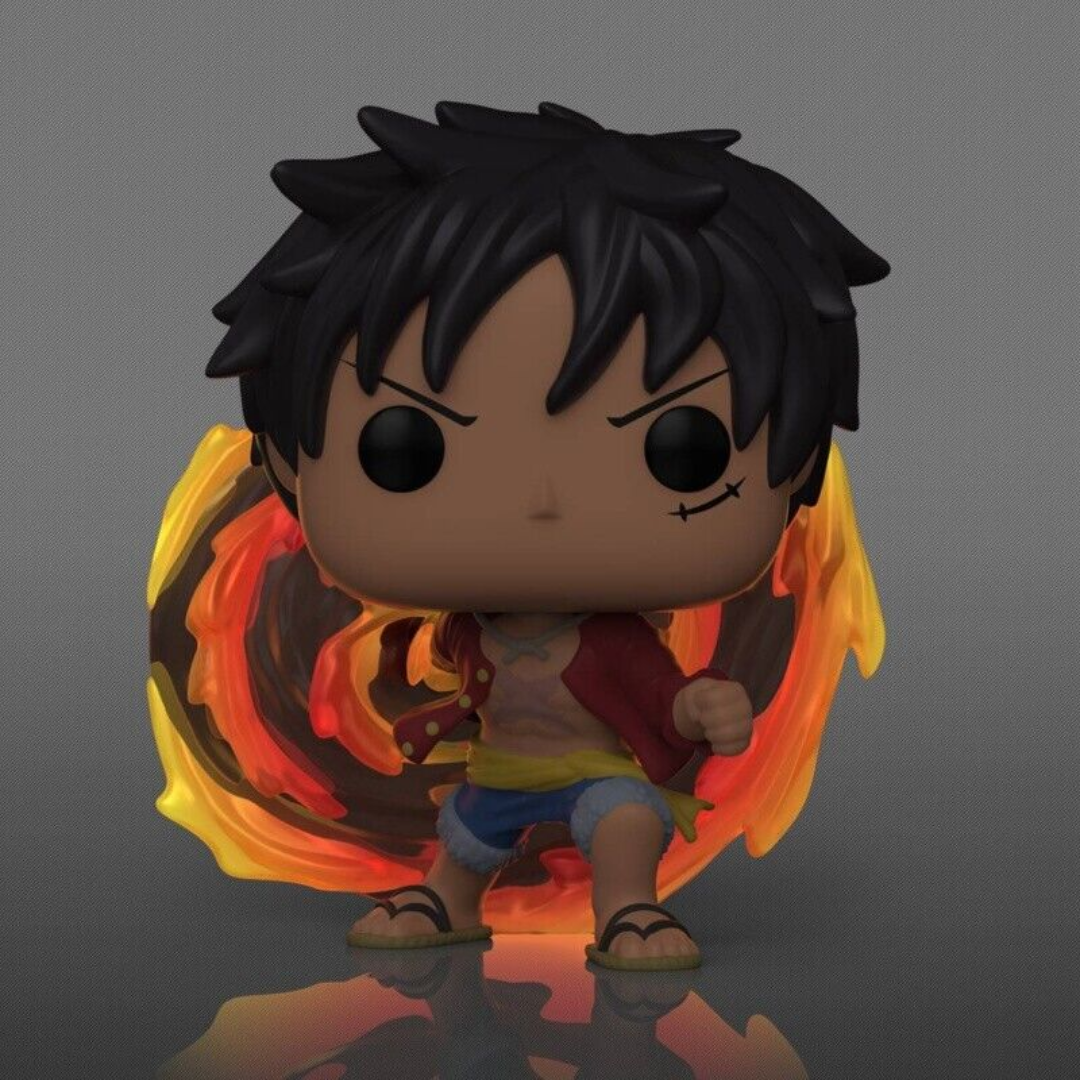 Funko Pop Animation: One Piece - Red Hawk Luffy Exclusivo CHASE Glow