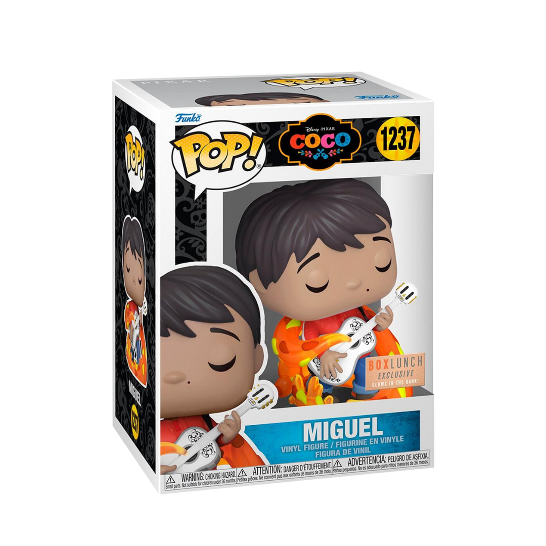 Funko Pop Disney: Coco - Miguel con guitarra Glow Exclusivo