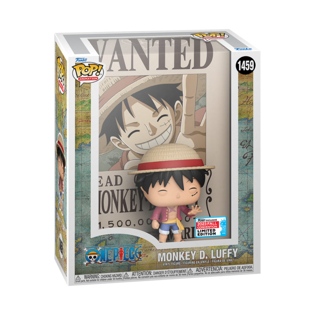 Funko Pop Poster: One Piece - Luffy Wanted Poster Exclusivo NYCC