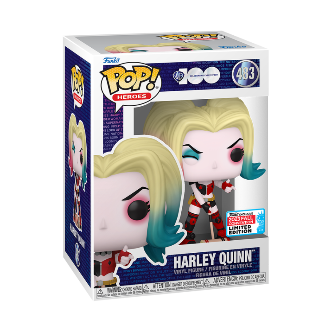 Funko Pop Heroes: DC Comics Warner Bros 100 - Harley Exclusivo NYCC 2023