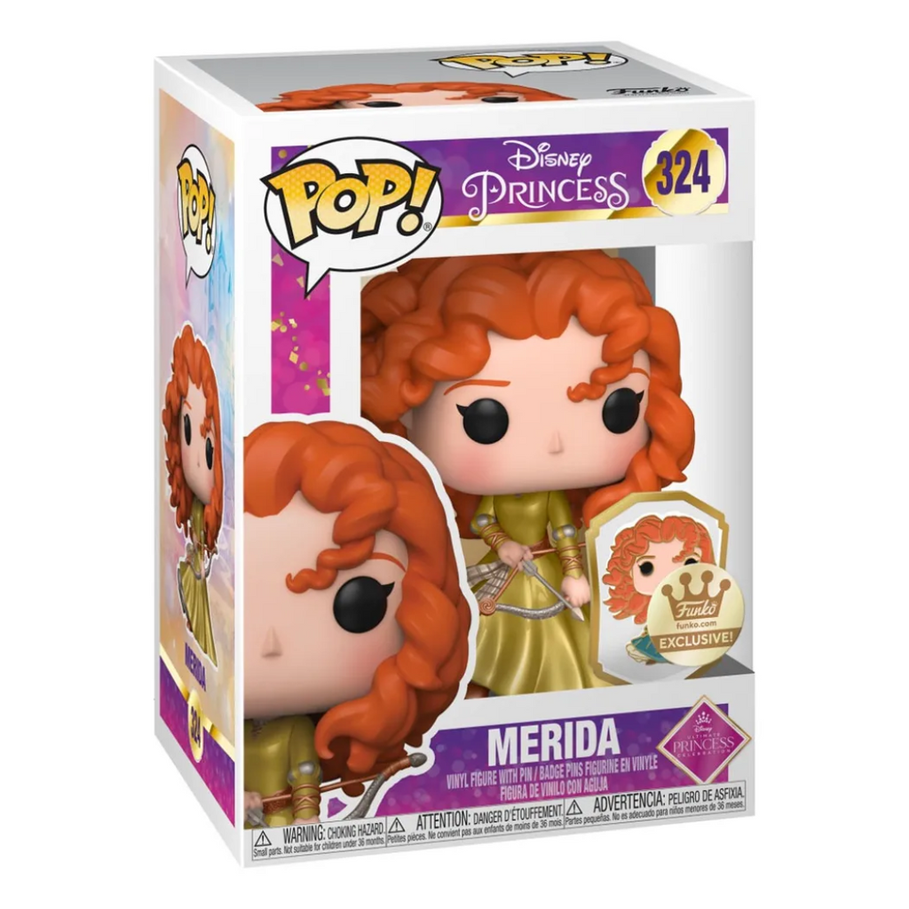 Funko Pop Disney: Princess- Merida - Exclusivo - Con Pin