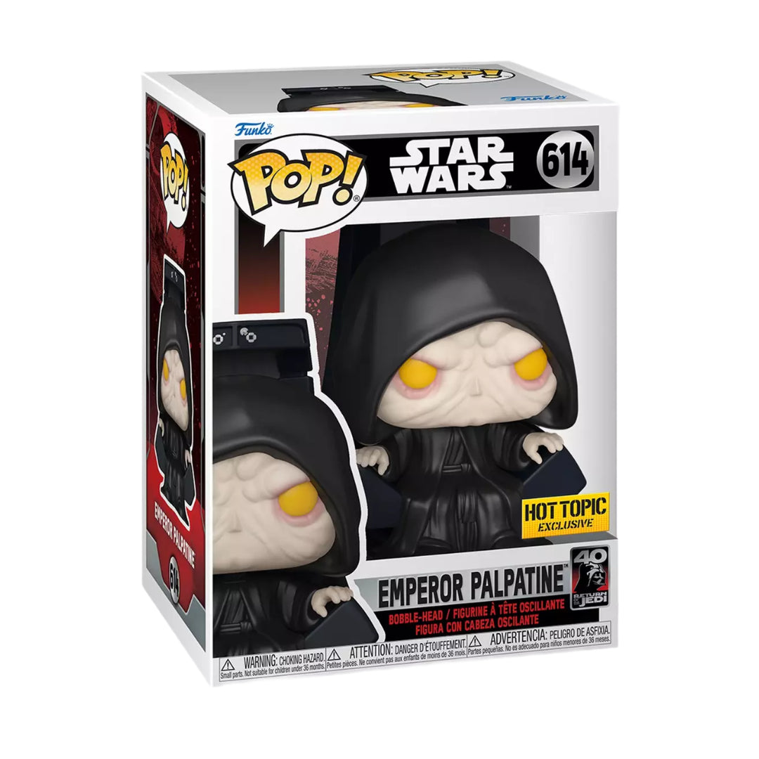 Funko Pop Star Wars: El regreso del Jedi - Emperador Palpatine Exclusivo