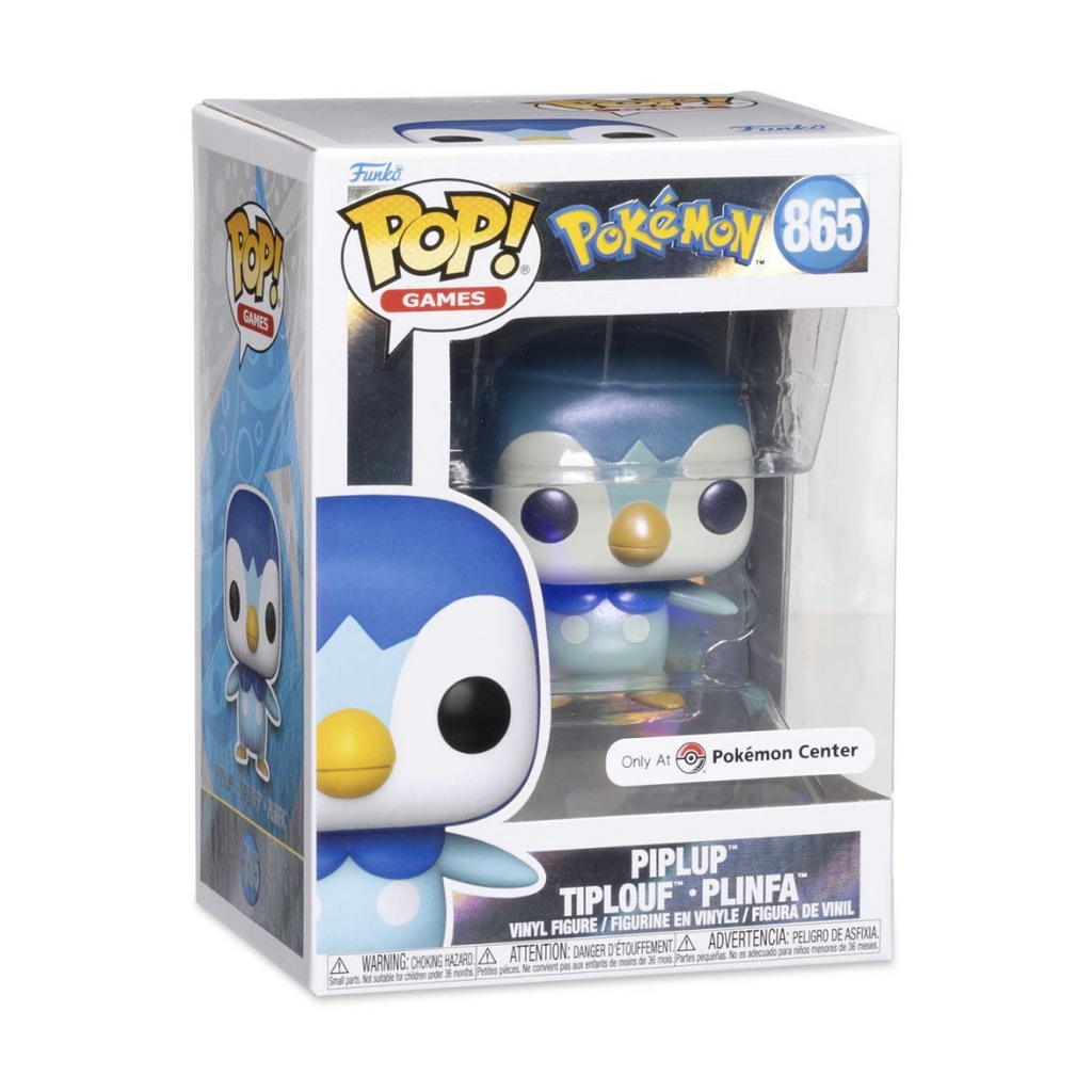 Funko Pop Games: Pokemon - Piplup Exclusivo Pokemon Center
