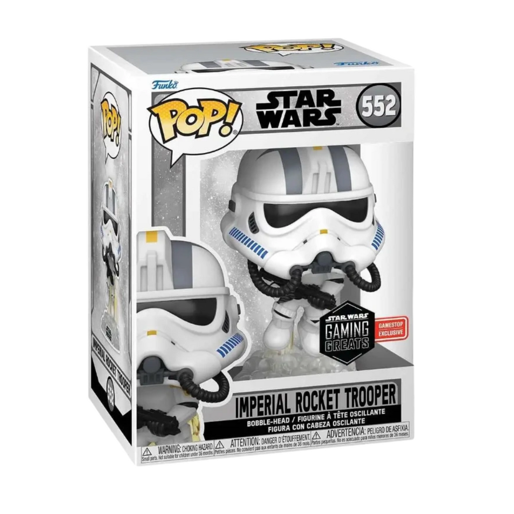 Funko Pop Star Wars: Gaming Greats - Imperial Rocket Trooper Exclusivo