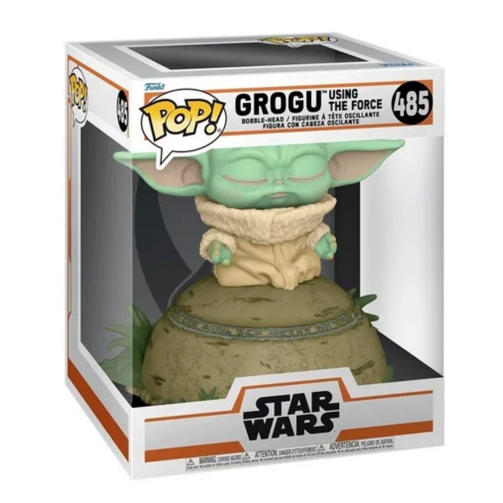 Funko Pop Star Wars: The Mandalorian - Grogu usando la Fuerza