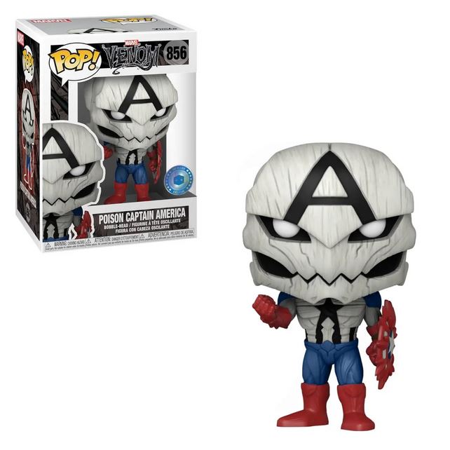 Funko Pop Marvel: Venom - Poison Captain America Exclusivo