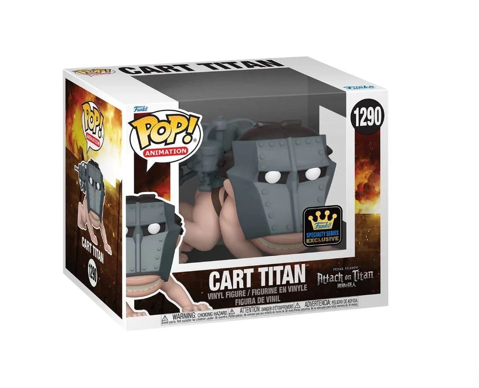 Funko Pop Super: Attack On Titan - Titan Carguero Specialty Series 6 pulgadas Exclusivo