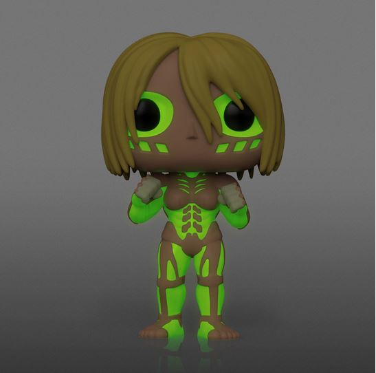 Funko Pop Animation: Attack on Titan - Female Titan Glow in the Dark Exclusivo