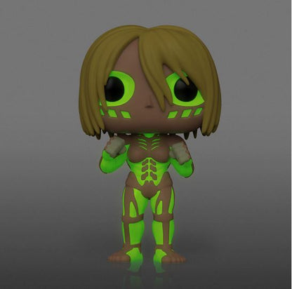 Funko Pop Animation: Attack on Titan - Female Titan Glow in the Dark Exclusivo