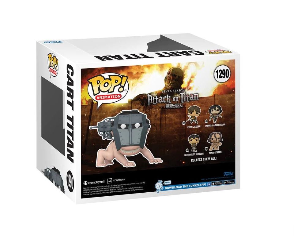 Funko Pop Super: Attack On Titan - Titan Carguero Specialty Series 6 pulgadas Exclusivo