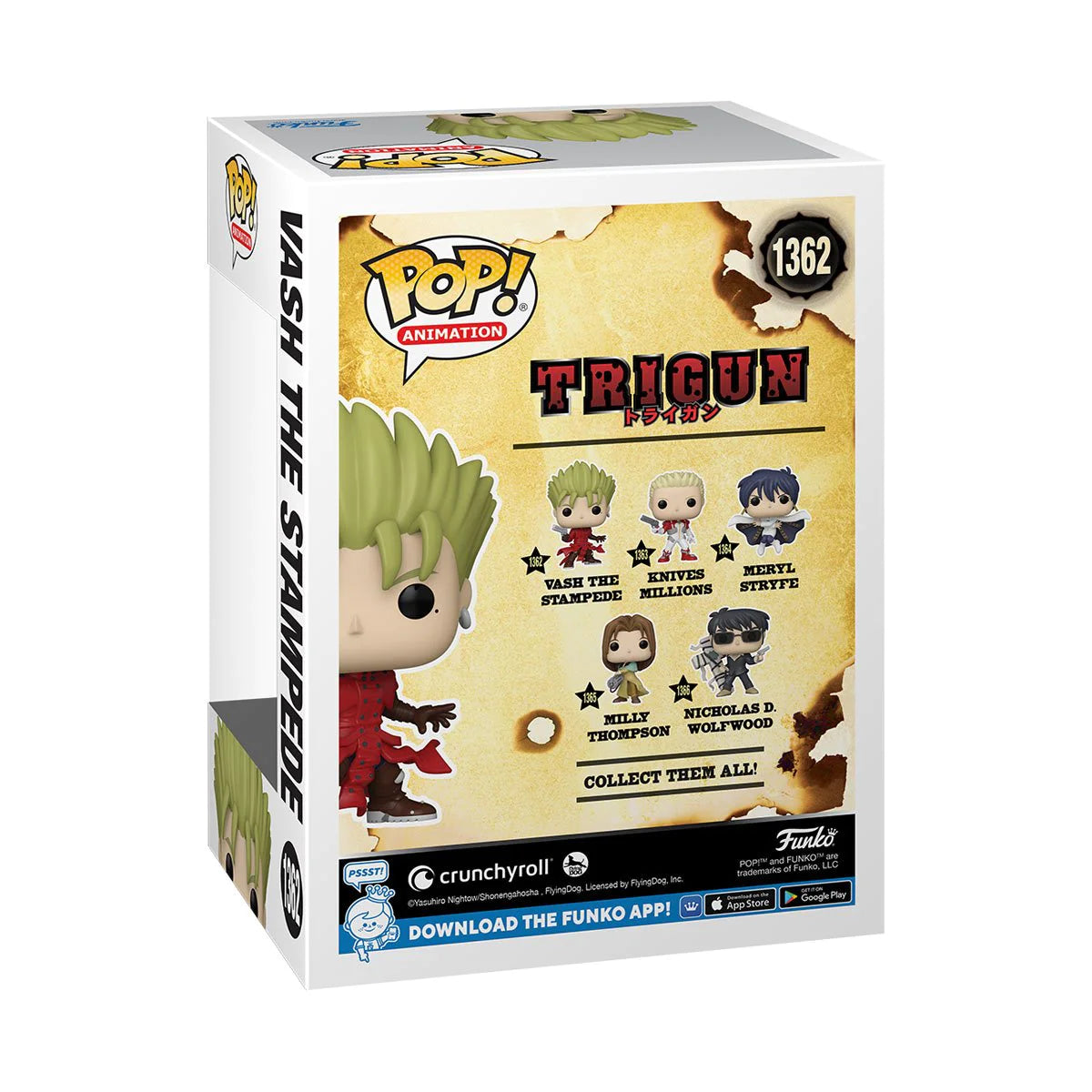 Funko Pop Animation: Trigun - Vash