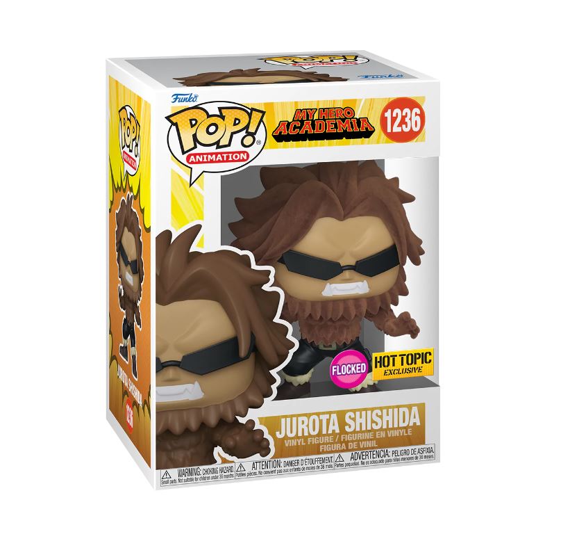 Funko Pop Animation: My Hero Academia - Jurota Shishida Flocked Exclusivo