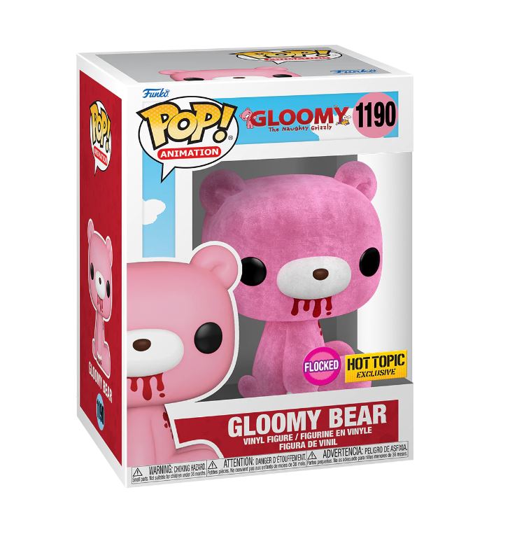 Funko Pop Animation: Gloomy The Naughty Grizzly - Gloomy Bear Flocked Exclusivo