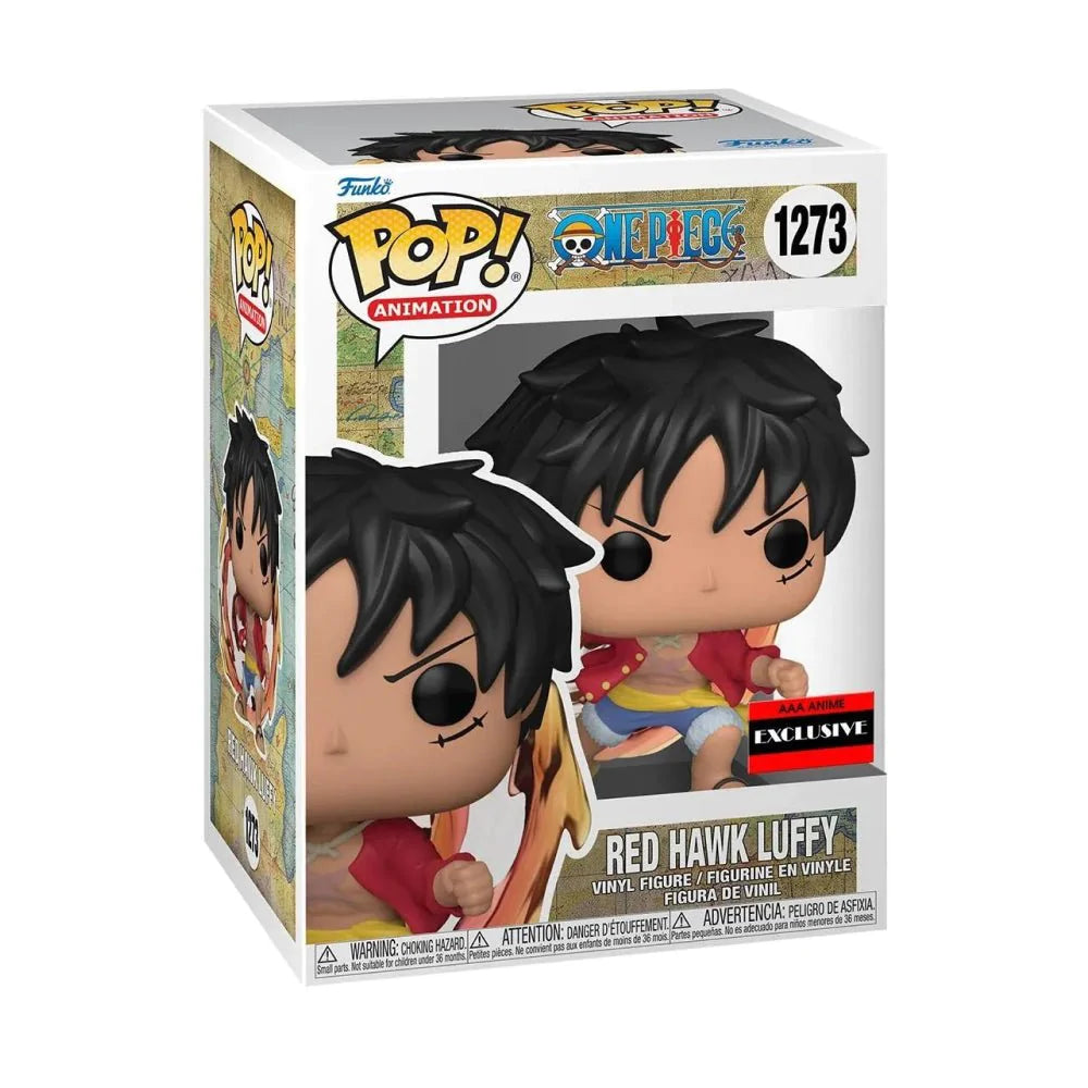 Funko Pop Animation: One Piece - Red Hawk Luffy Exclusivo
